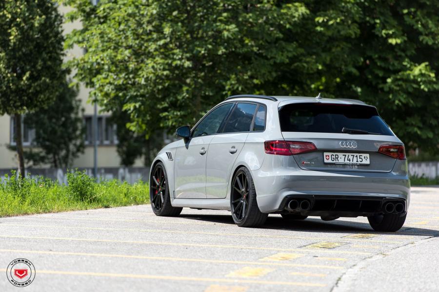  Audi RS3 Avant on Vossen Wheels (VPS-301) 2017 года  (фото 5 из 30)